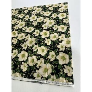 ENCHANTED WINTER By Hoffman California Green Floral Print St. Patricks Day Irish